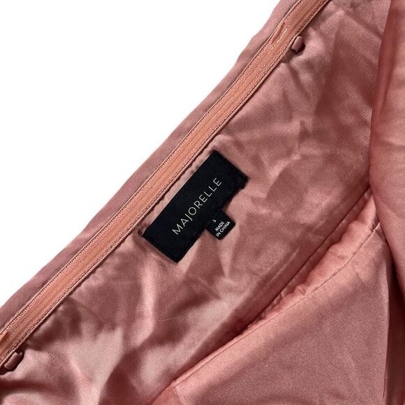 MAJORELLE Maizie Midi Dress in Rose Gold - Picture 3 of 11